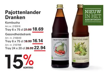 Aanbieding: Pajottenlander Dranken Kombucha