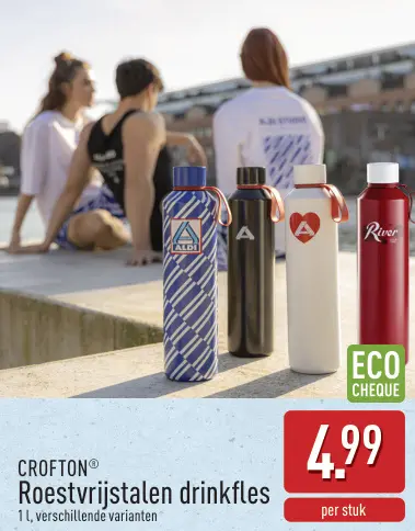 Promotie: Roestvrijstalen drinkfles