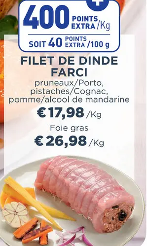 Offre: Filet de dinde farci