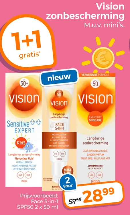 Aanbieding: Vision zonbescherming