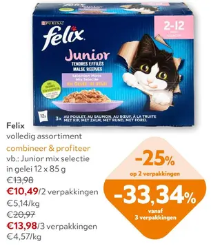 Aanbieding: Felix Junior mix selectie in gelei