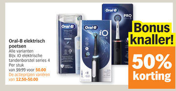 Aanbieding: Oral - B elektrisch poetsen Alle varianten Bijv . iO elektrische tandenborstel series 4