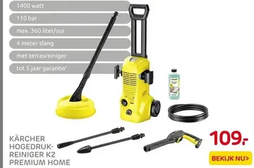 Aanbieding: KÄRCHER HOGEDRUKREINIGER K2 PREMIUM HOME
