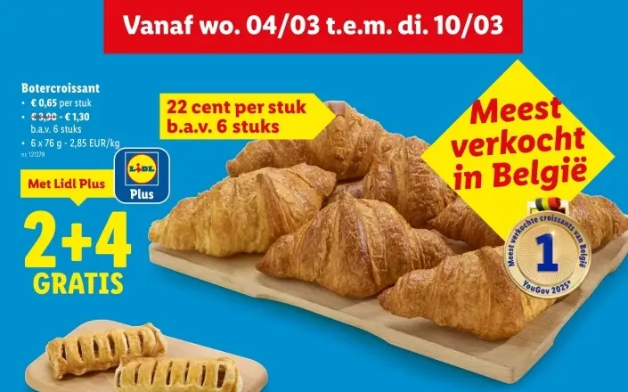 Promotie: Botercroissant