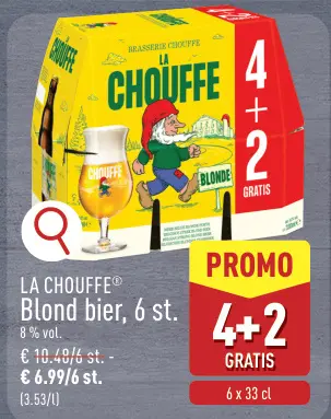 Promotie: LA CHOUFFE® Blond bier
