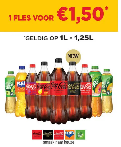 Promotie: Coca-Cola, Fanta, Fuze Tea