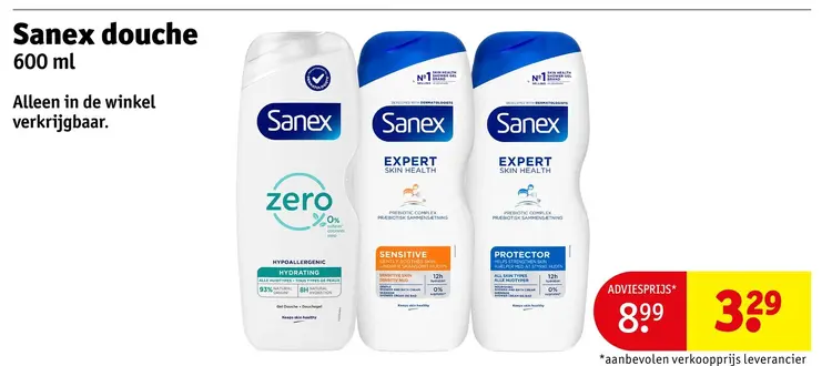 Aanbieding: Sanex douche
