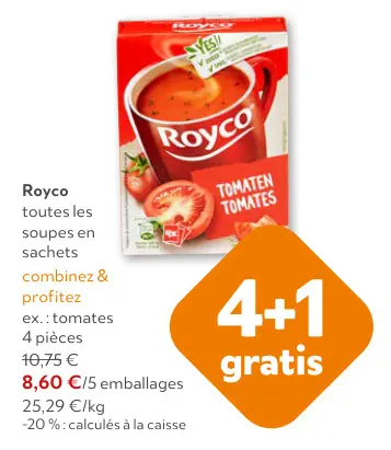 Offre: Toutes les soupes en sachets