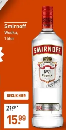 Aanbieding: Wodka