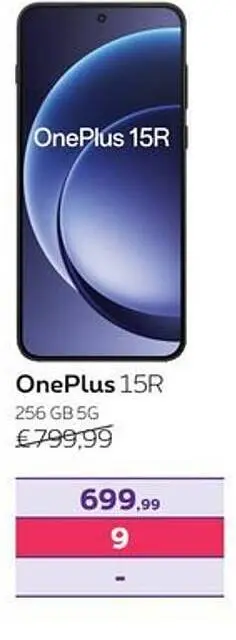 Promotie: OnePlus 15R