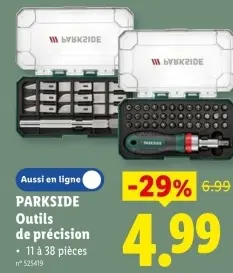 Offre: Outils de précision
