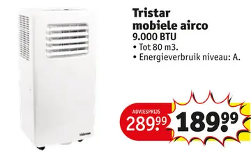 Aanbieding: Tristar mobiele airco