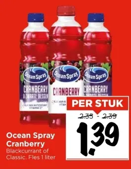 Aanbieding: Ocean Spray Cranberry