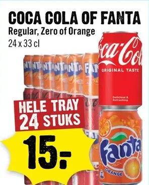 Aanbieding: Coca cola of Fanta