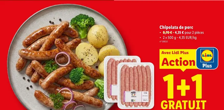 Offre: Chipolata de porc