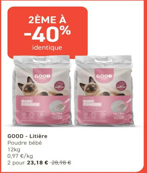 Offre: Litière
