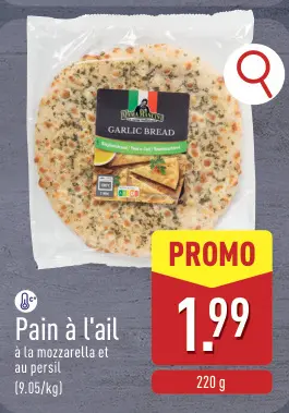 Offre: Pain à l'ail