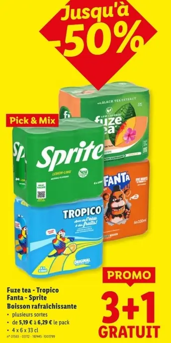 Offre: Boisson rafraîchissante