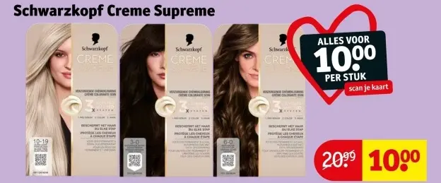 Aanbieding: Schwarzkopf Creme Supreme