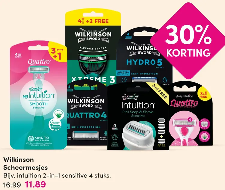 Aanbieding: Scheermesjes