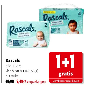 Promotie: alle luiers