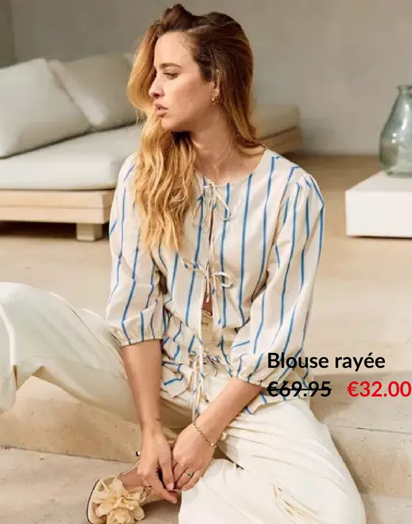 Offre: Blouse rayée