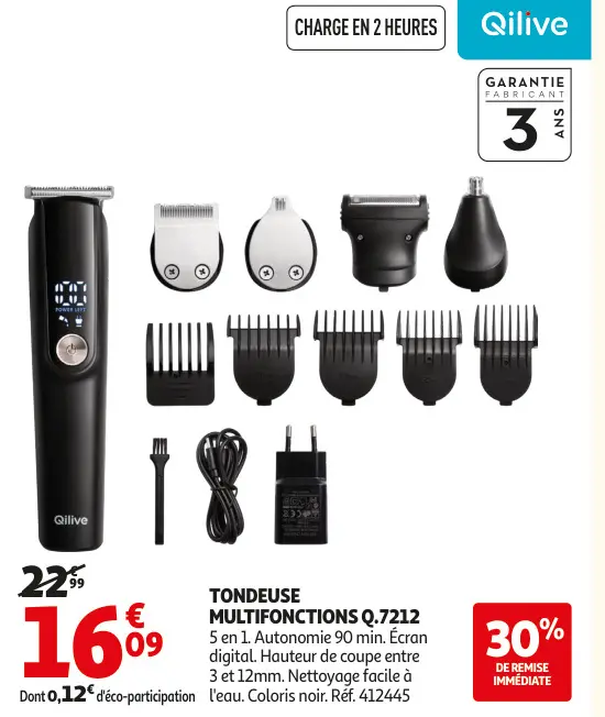 Offre: Tondeuse multifonctions q.7212