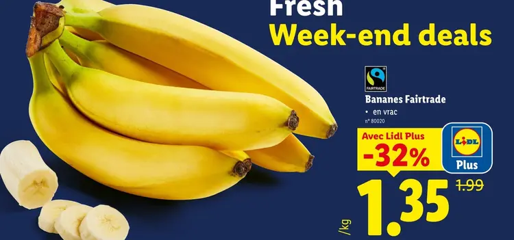 Offre: Bananes Fairtrade