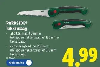 Promotie: Takkenzaag