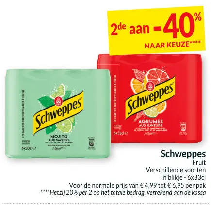 Promotie: Schweppes Fruit