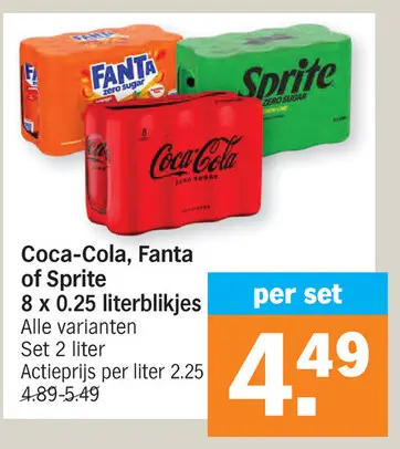 Promotie: Coca-Cola, Fanta of Sprite