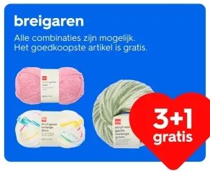 Aanbieding: breigaren