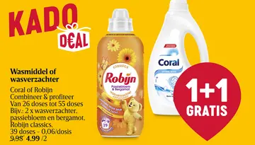 Aanbieding: Wasmiddel of wasverzachter