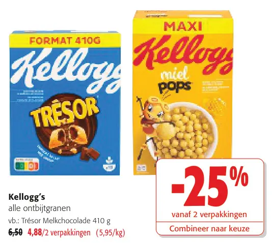 Promotie: Kellogg's alle ontbijtgranen