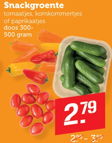 Aanbieding: Snackgroente