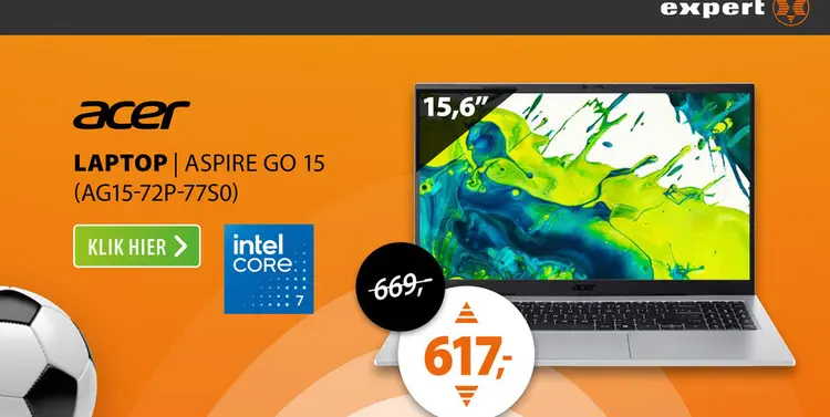 Aanbieding: Acer Aspire Go 15 (AG15-72P-77S0)