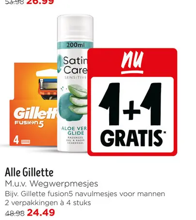 Aanbieding: Alle Gillette