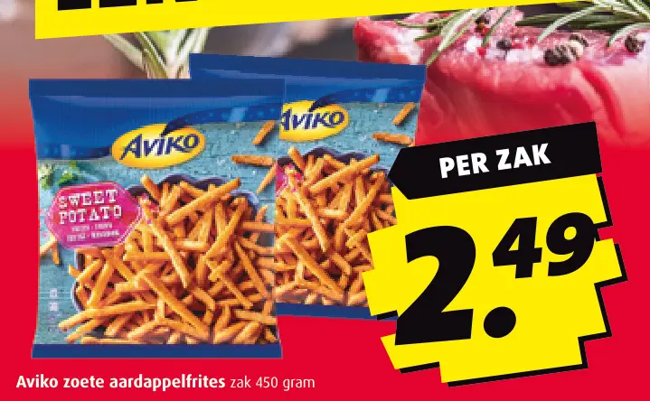 Aanbieding: Aviko zoete aardappelfrites