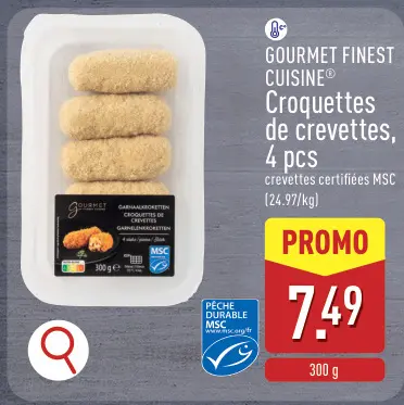 Offre: Croquettes de crevettes
