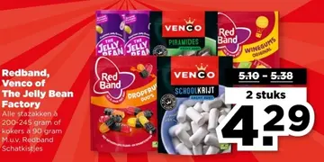 Aanbieding: Redband, Venco of The Jelly Bean Factory
