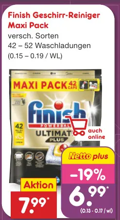 Aanbieding: Geschirr-Reiniger Maxi Pack