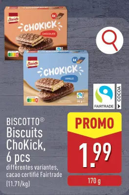 Offre: Biscuits Chokick