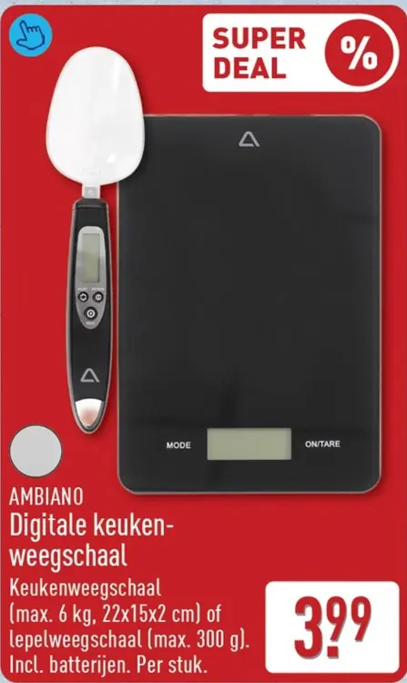 Aanbieding: Digitale keukenweegschaal