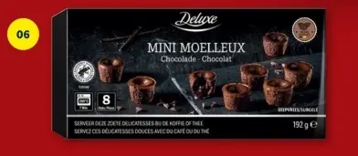 Offre: Mini moelleux au chocolat