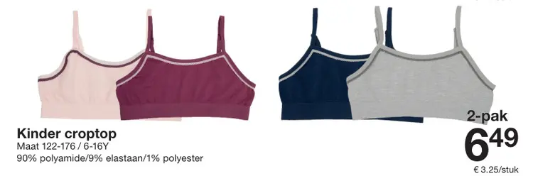 Aanbieding: Kinder croptop