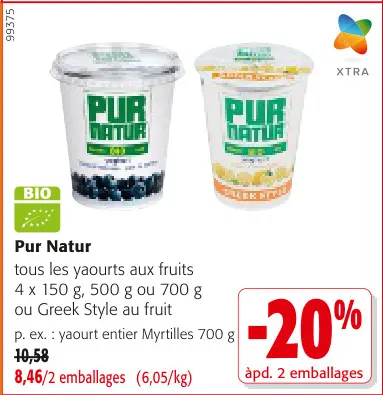 Offre: Pur Natur