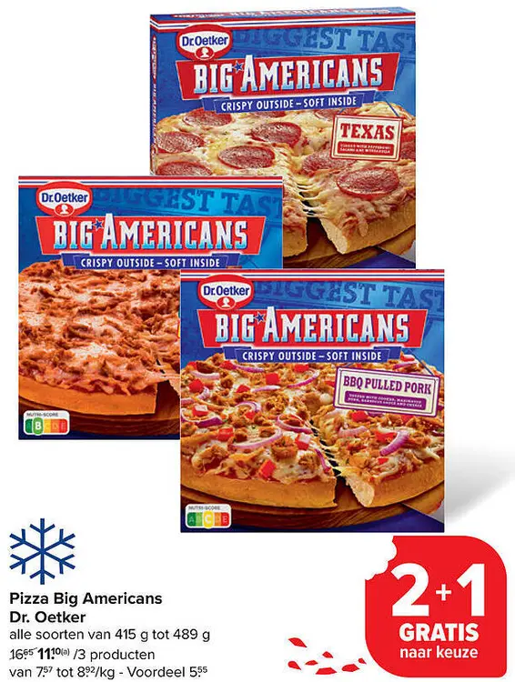 Aanbieding: Pizza Big Americans