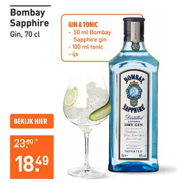 Aanbieding: Bombay Sapphire