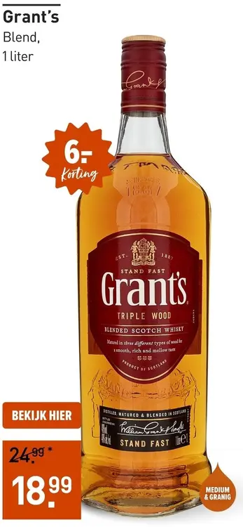 Aanbieding: Grant's Blend