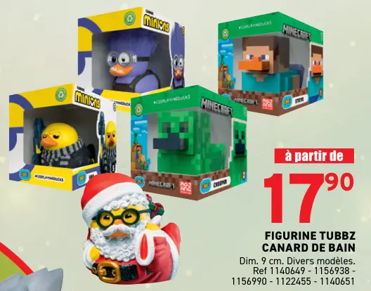 Offre: Figurine tubbz canard de bain